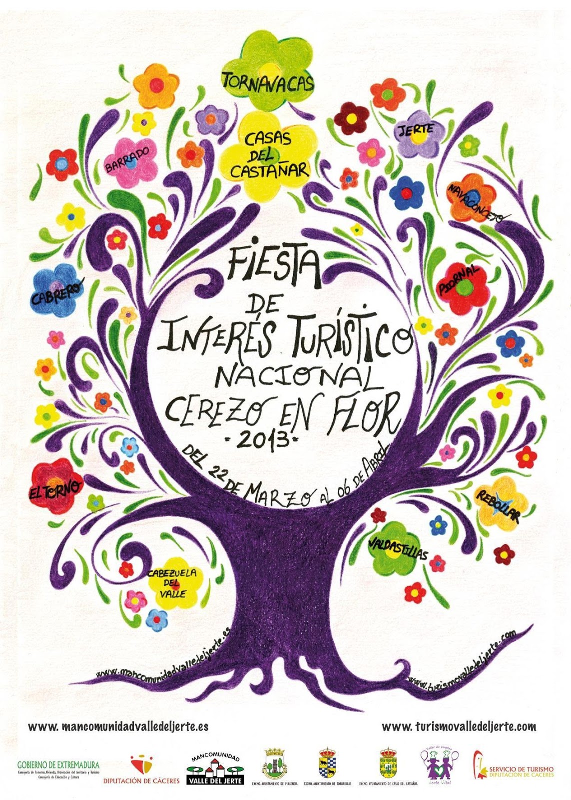 Cartel Oficial Cerezo en Flor 2013