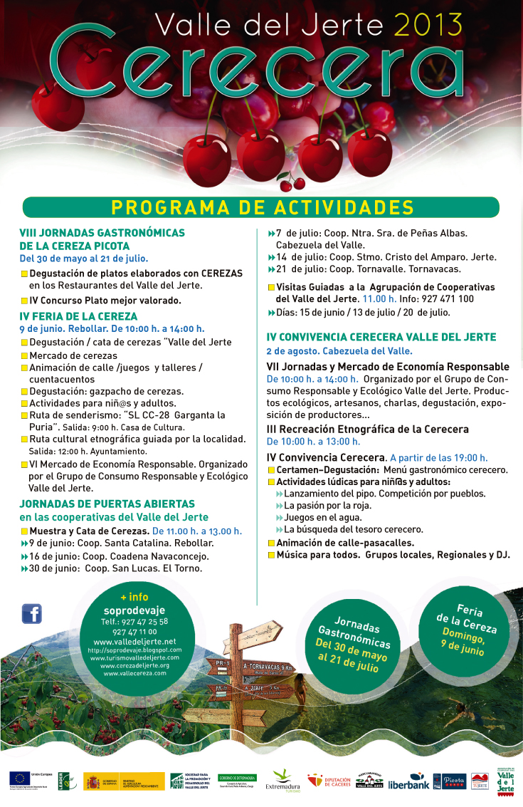 Programa Cerecera 2013 en el Valle del Jerte