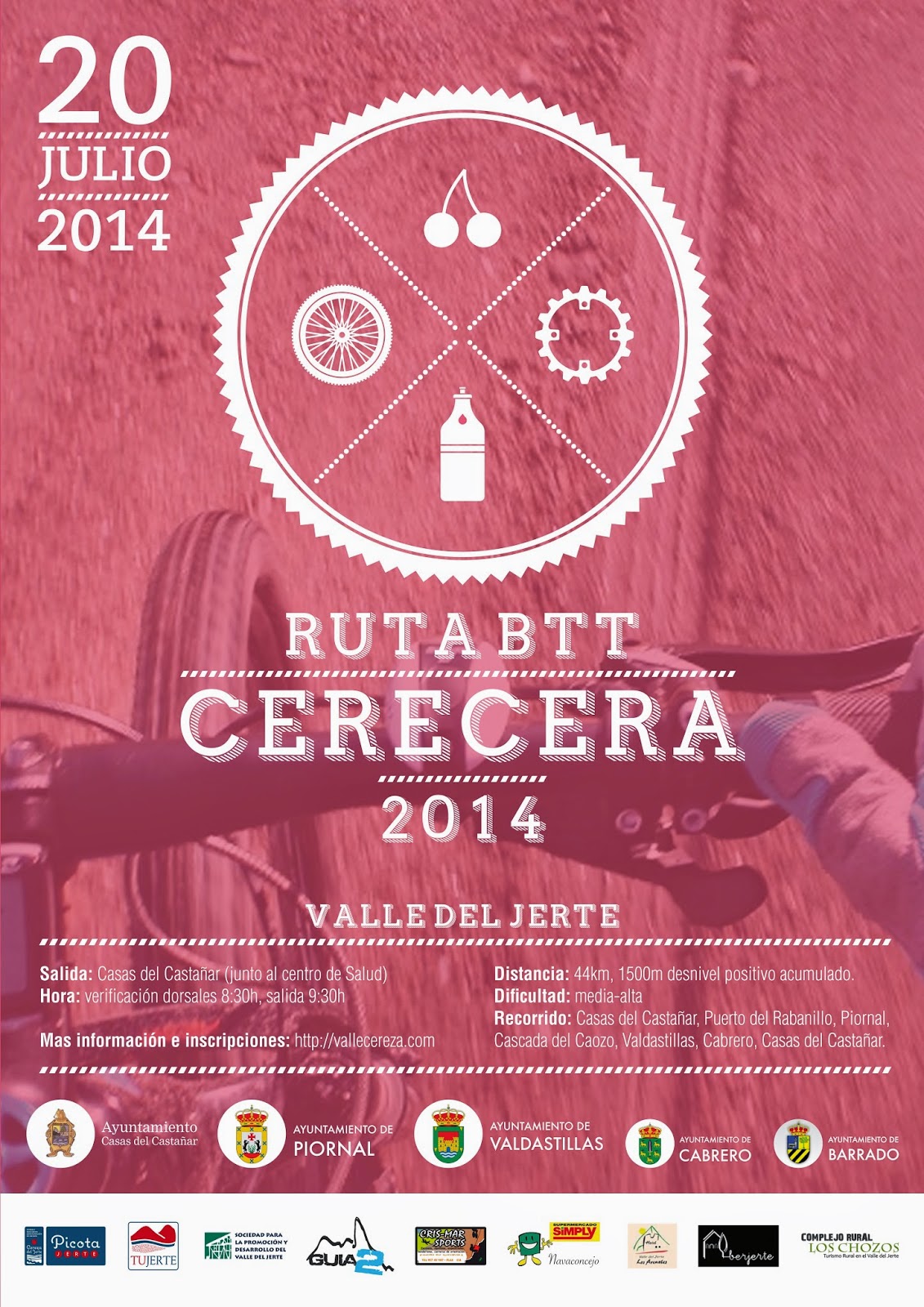 RUTA BTT "Entre Cerezos" Cerecera 2014, Valle del Jerte