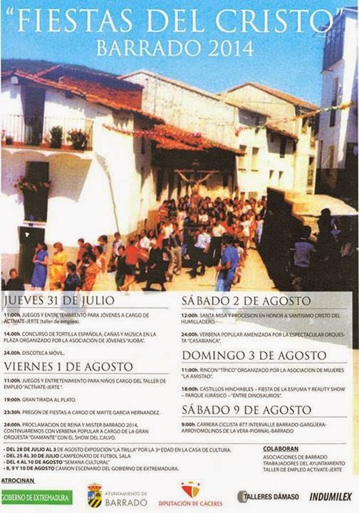 Fiestas del Cristo 2014 en Barrado